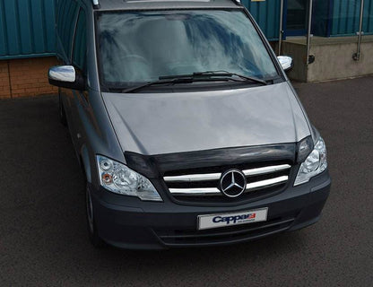 The hood deflector (EuroCap) for Mercedes Vito W639 2004-2014 - Reelken Auto