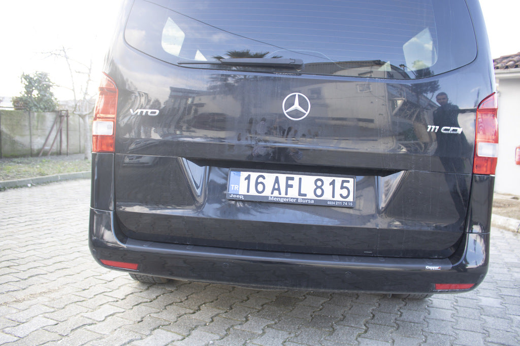 Rear Bumper Protector EuroCap (ABS) for Mercedes Vito/V-class W447 2014- - image 6