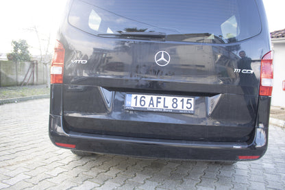 Rear Bumper Protector EuroCap (ABS) for Mercedes Vito/V-class W447 2014- - image 6