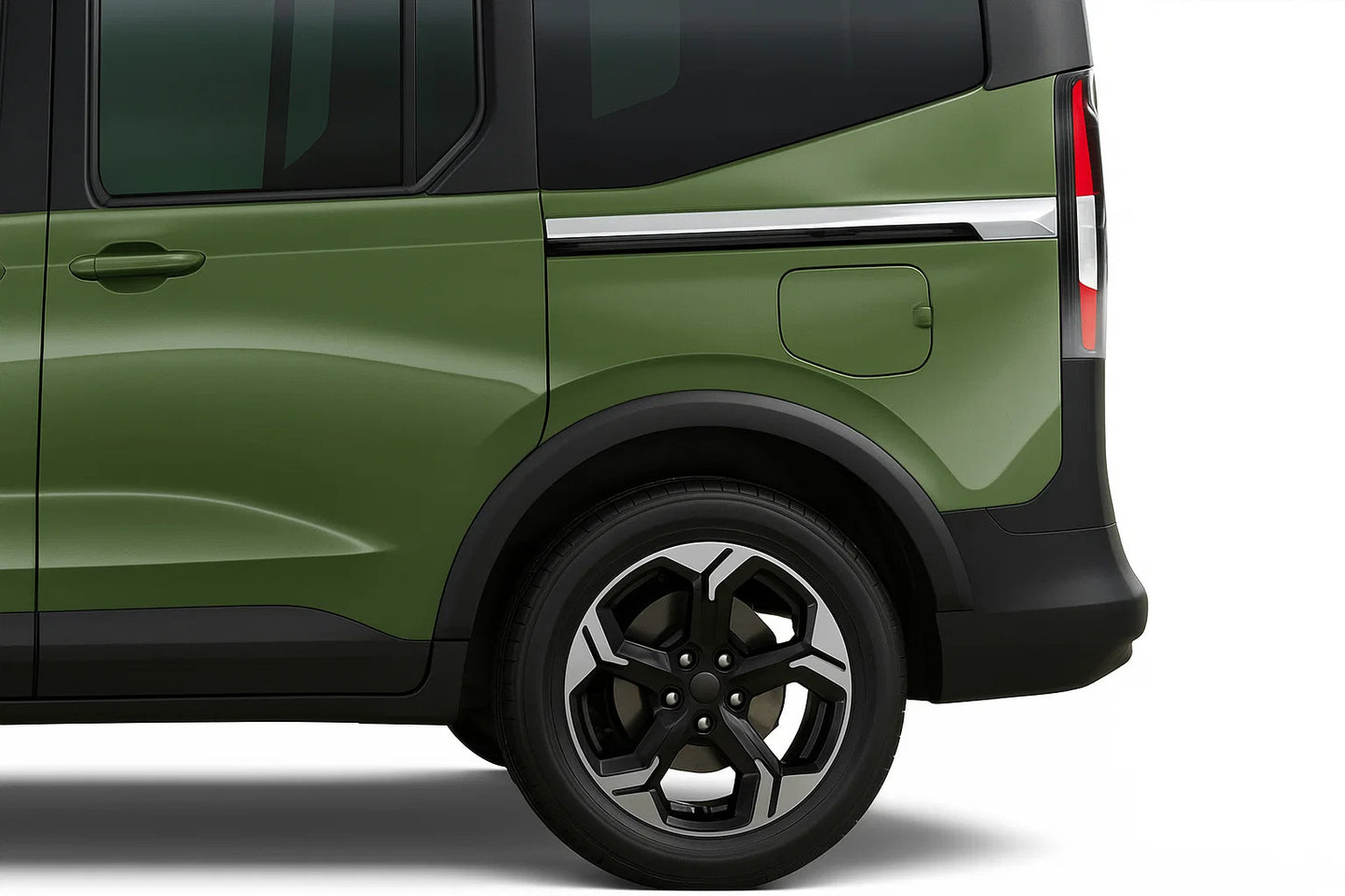 Stainless Steel Sliding Door Molding for Ford Courier 2023- - image 1