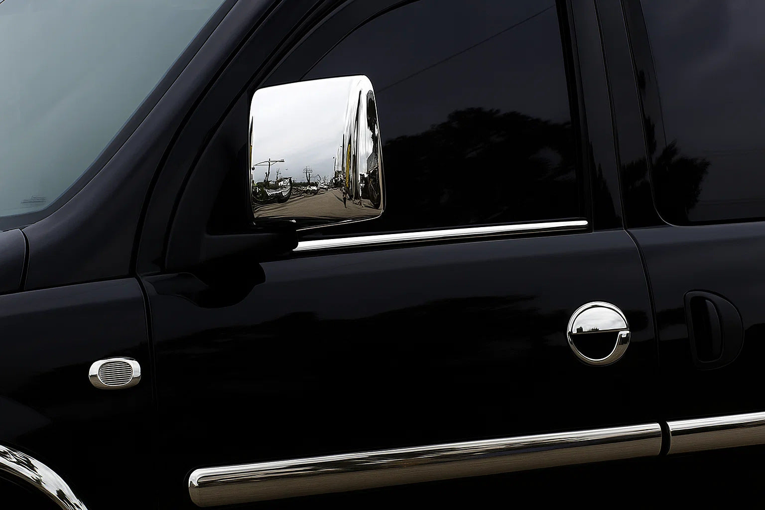 Mirror Covers (2 pcs, Plastic) for Opel Combo 2002-2012 - image 4