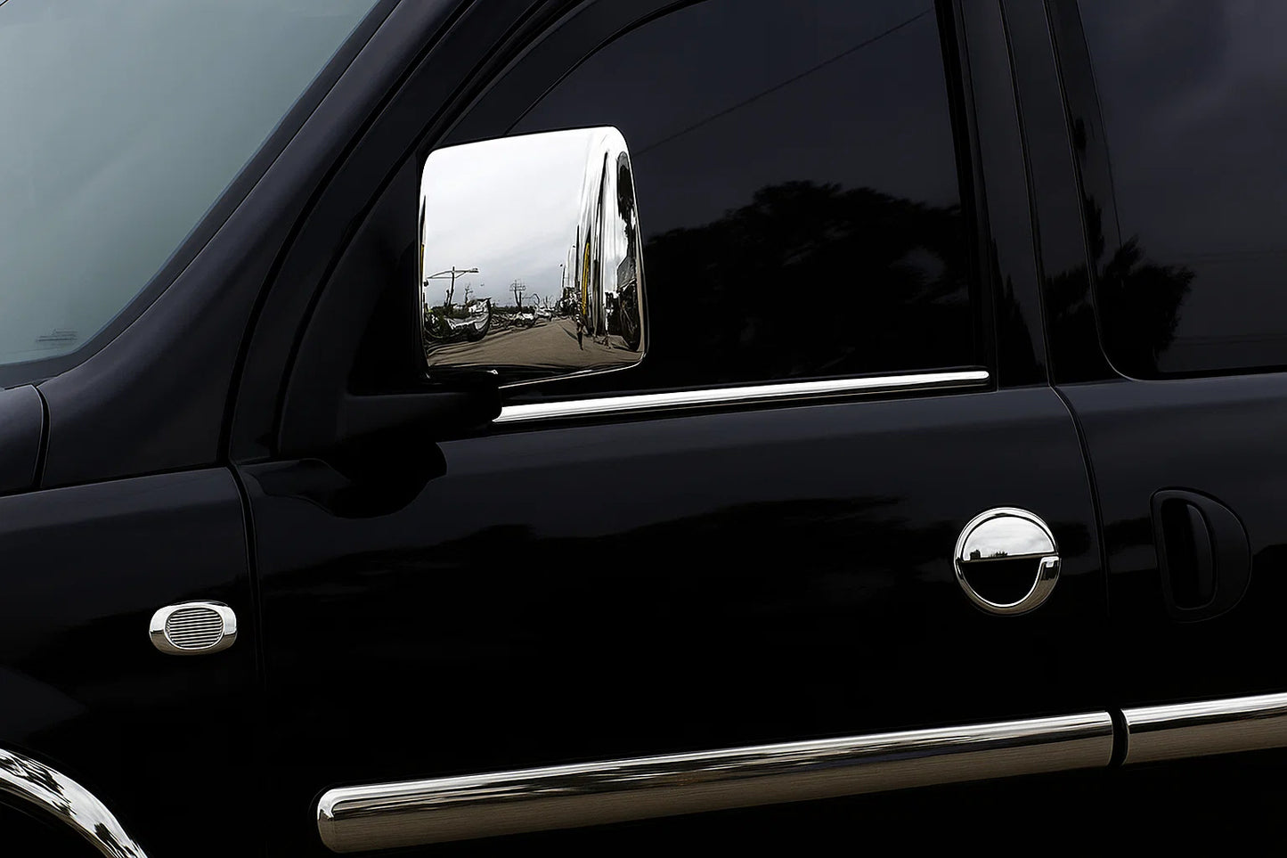 Mirror Covers (2 pcs, Plastic) for Opel Combo 2002-2012 - image 4
