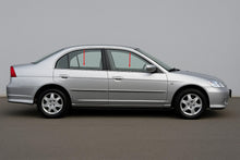 Exterior window trim stainless steel (4 pcs) for Honda Civic Sedan VII 2001-2006 - image 1