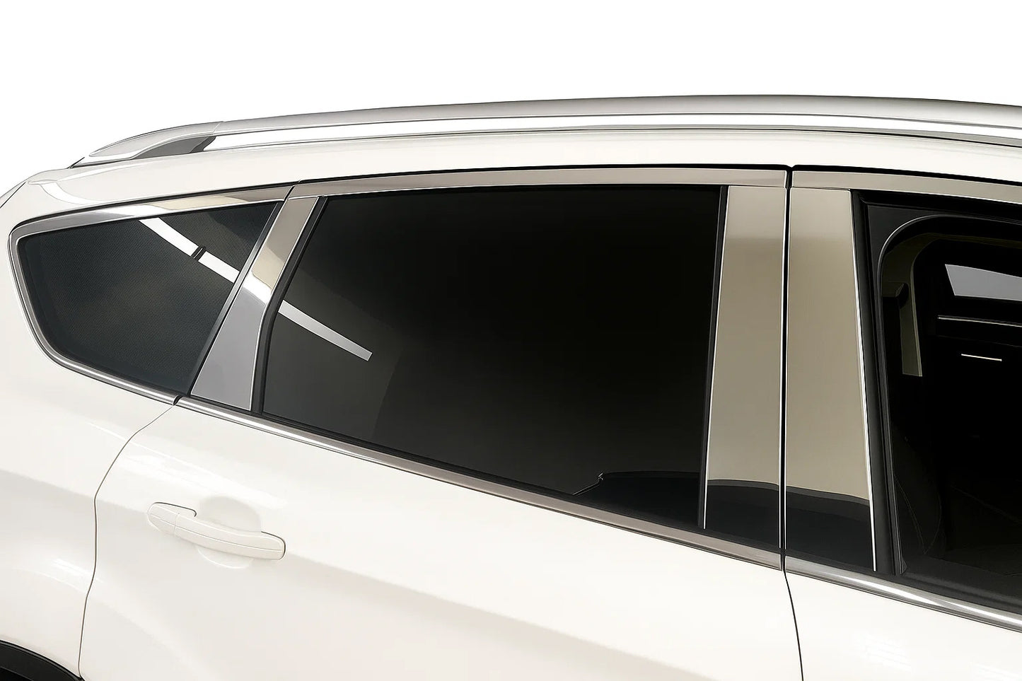 Stainless Steel Door Pillar Trim for Ford Kuga 2008-2013 - image 1