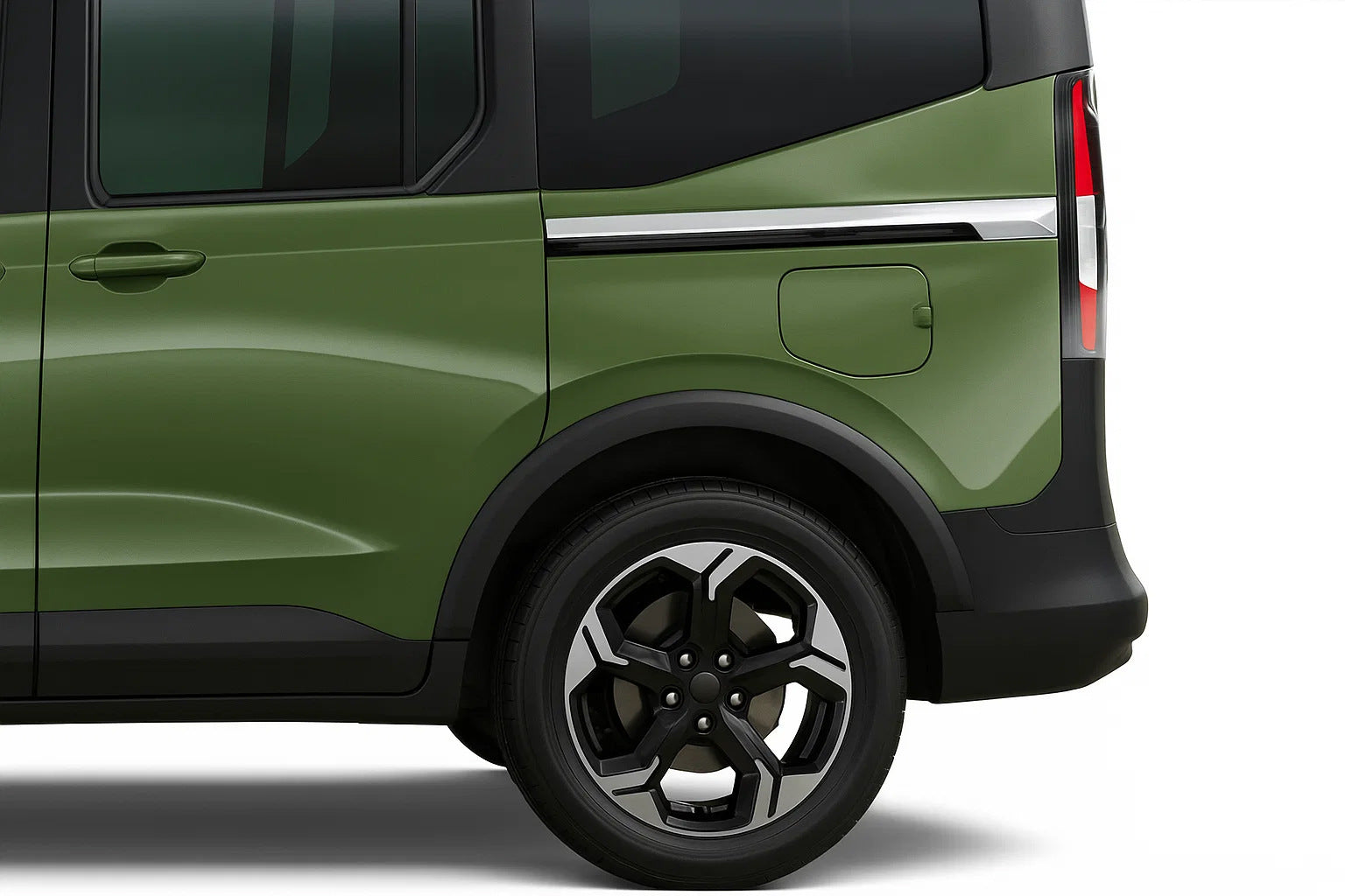 Stainless Steel Sliding Door Molding for Ford Courier 2023- - image 1