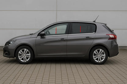 Window Lower Trim OmsaLine (4 pcs, Stainless Steel) for Peugeot 308 2014-2021 - image 1