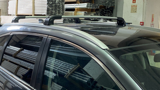 Cross luggage carrier with integrated rails Strong (2 pcs) for Honda CRV 2012-2016 - image 1