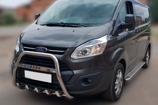 Bull Bar WT006 F1-56 (Stainless Steel) for Ford Custom 2013-2022 - image 1