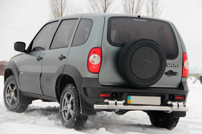 Rear Bar AK015 (Stainless Steel) for Chevrolet Niva 1998-2020 - image 3