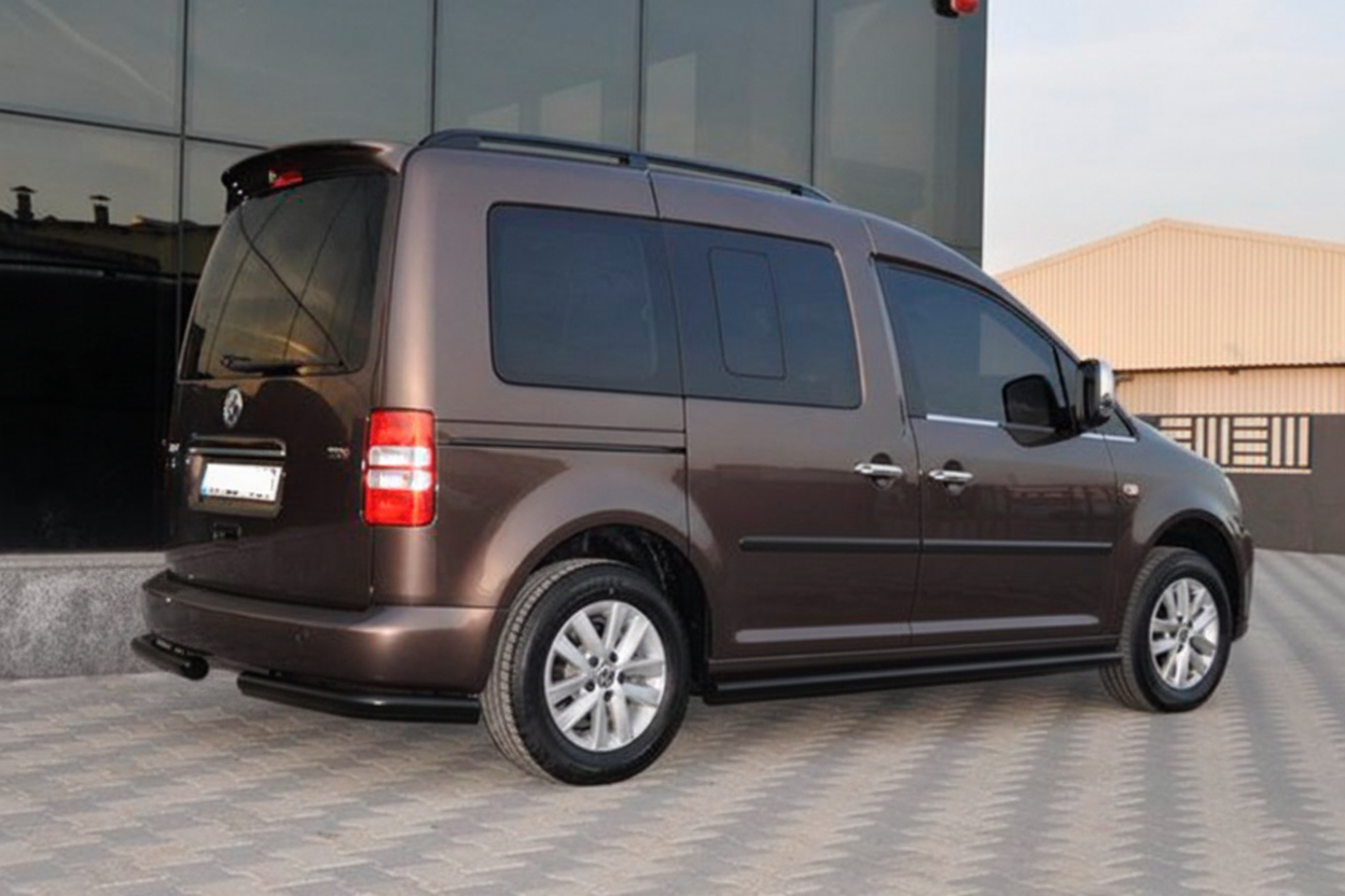 Side Bars BB001 Black (2 pcs, Stainless Steel) for Volkswagen Caddy 2020- - image 7