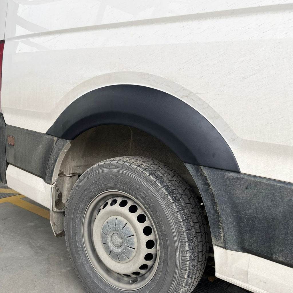 Pads on the arches are wide (4 pcs., black) for Volkswagen Crafter 2016- - Reelken Auto