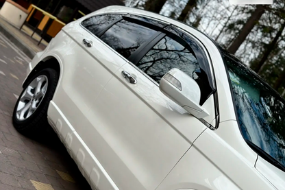 Window deflectors with chrome trim (4 pcs, HIC) for Honda CRV 2007-2011 - image 1