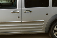 Lock covers (5 pcs, stainless steel) for Ford Connect 2006-2009 - image 1