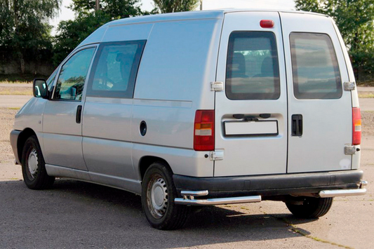 Rear double corner bars AK003-double (stainless steel) for Peugeot Expert 1995-2007 - image 2