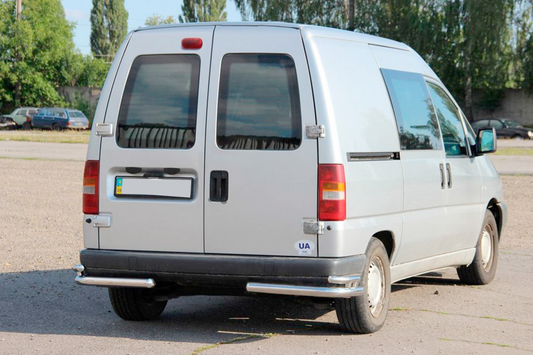 Rear double corner bars AK003-double (stainless steel) for Citroen Jumpy 1996-2007 - image 2