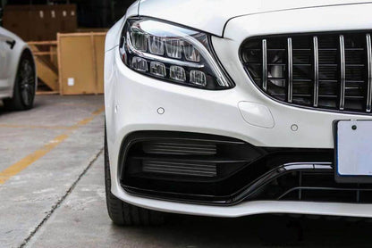 Body kit with diffuser (AMG C63-designs 2018-2021) for Mercedes C-class W205 2014-2021 - Reelken Auto