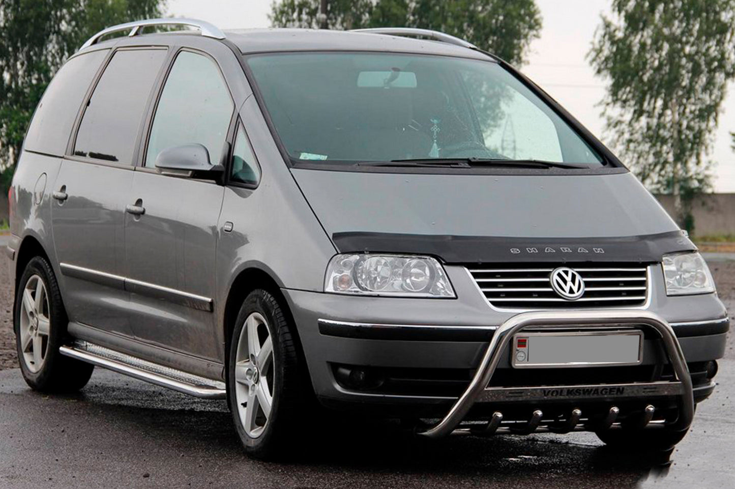 Bull Bar WT004 Stainless Steel for Volkswagen Sharan 1995-2010 - image 2