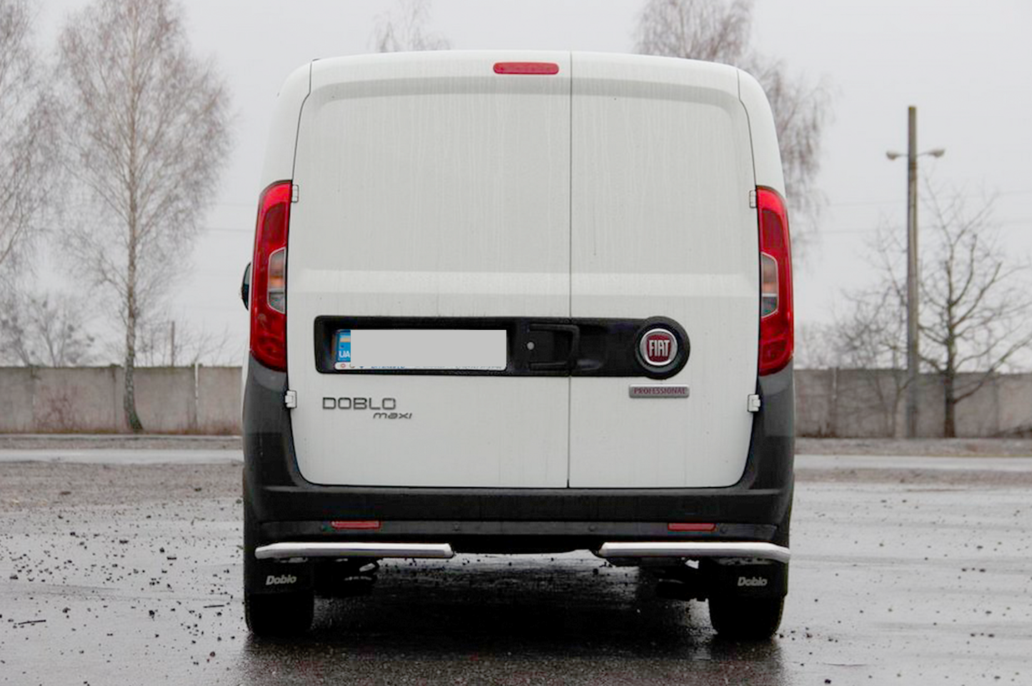 Rear Corner Bars AK003 (Stainless Steel) for Opel Combo 2012-2018 - image 4