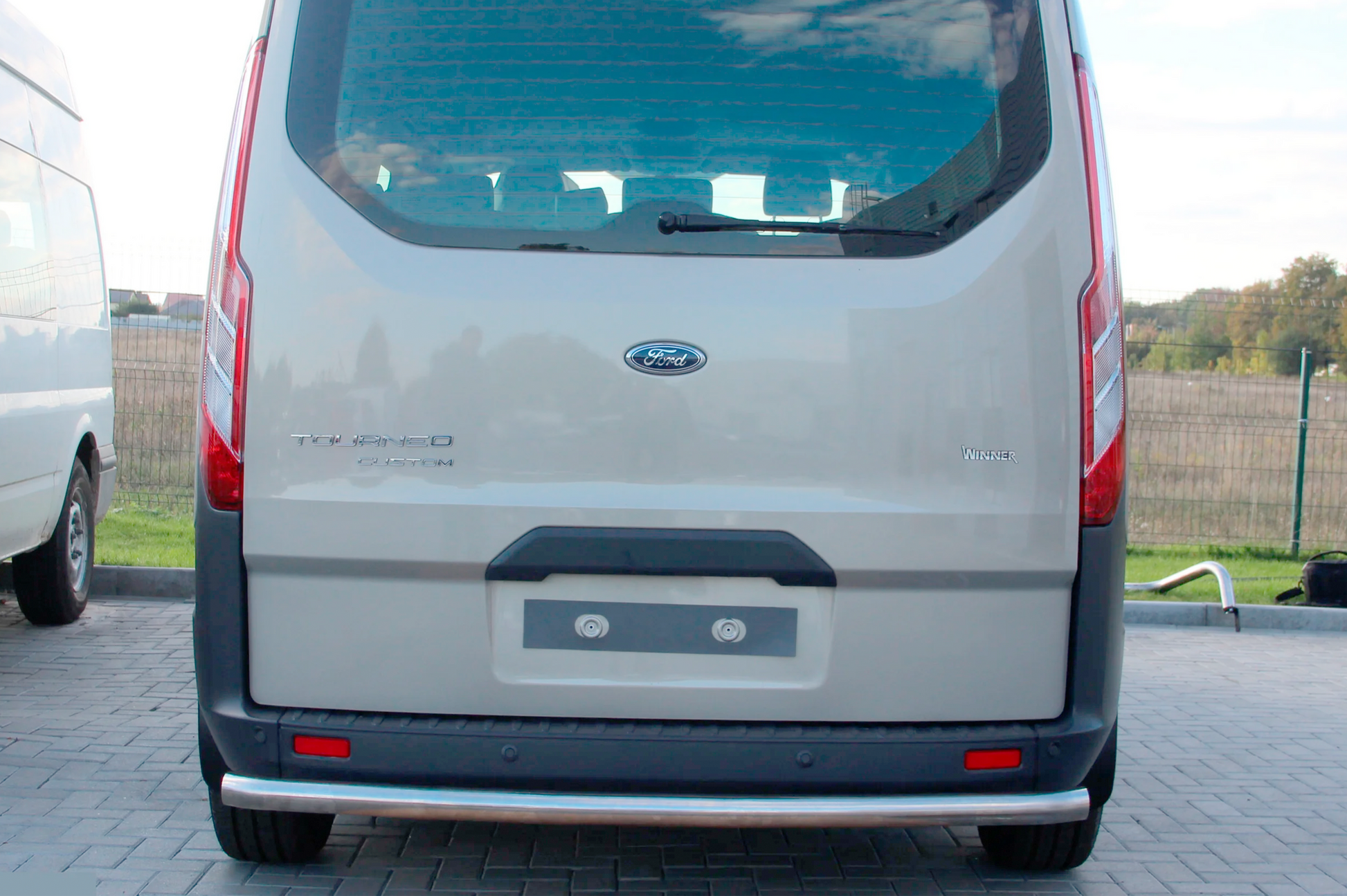 Rear Bar AK002 (Stainless Steel) for Ford Custom 2013-2022 - image 3