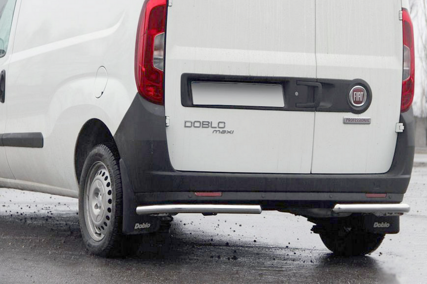Rear Corner Bars AK003 (Stainless Steel) for Opel Combo 2012-2018 - image 1