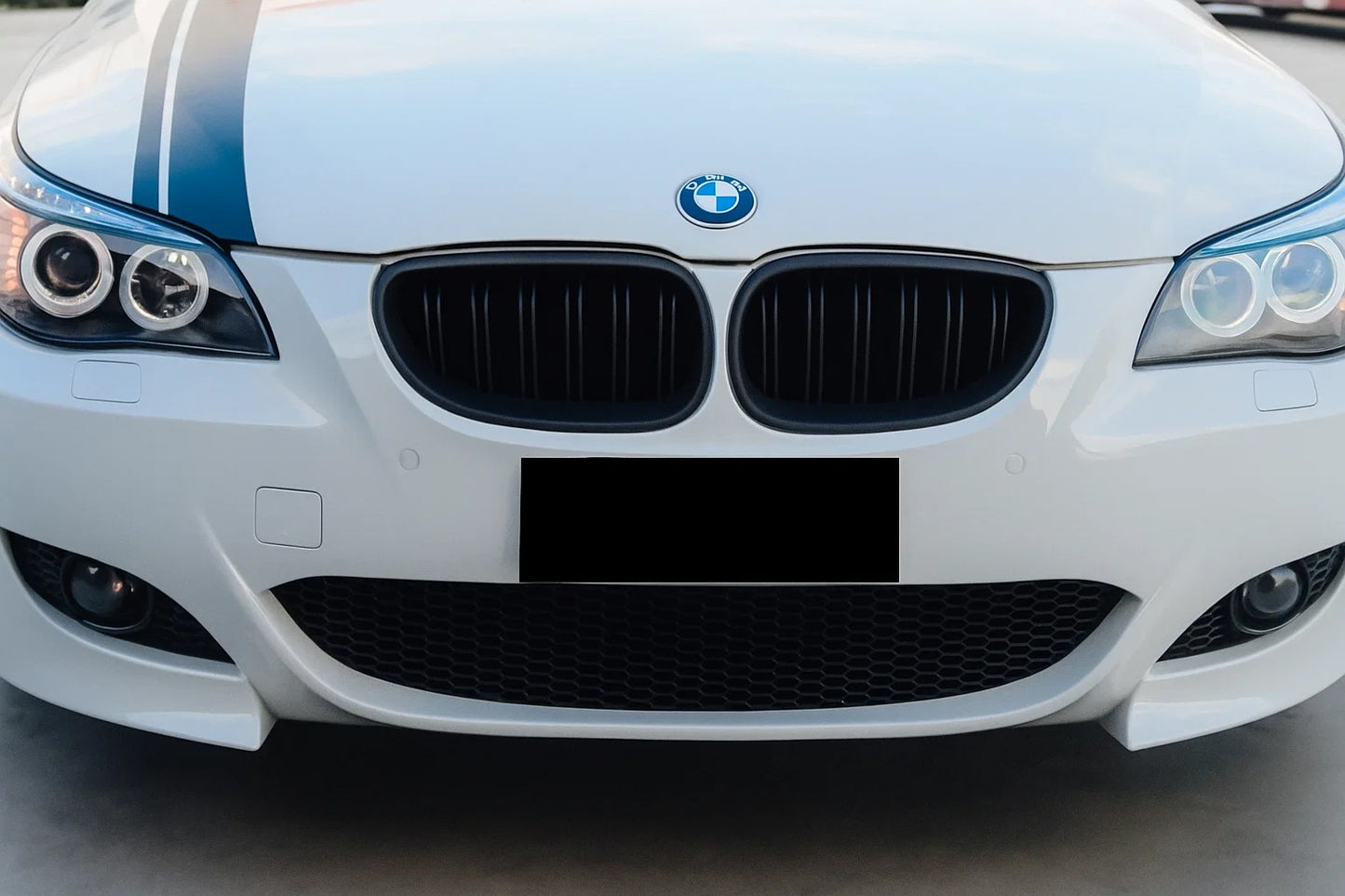 Kidneys M-Look (black matte) for BMW 5 Series E60/E61 2003-2010 - image 1