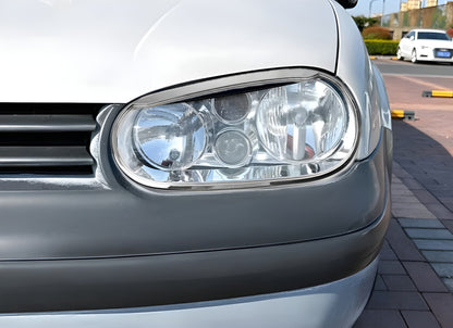 Headlight Covers Eyeglass V3 (2 pcs, plastic) for Volkswagen Golf 4 1997-2006 - image 1