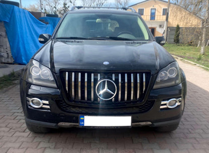 Front Grille GT Panamericana (for GL550 USA) for Mercedes GL сlass X164 2006-2012 - image 1