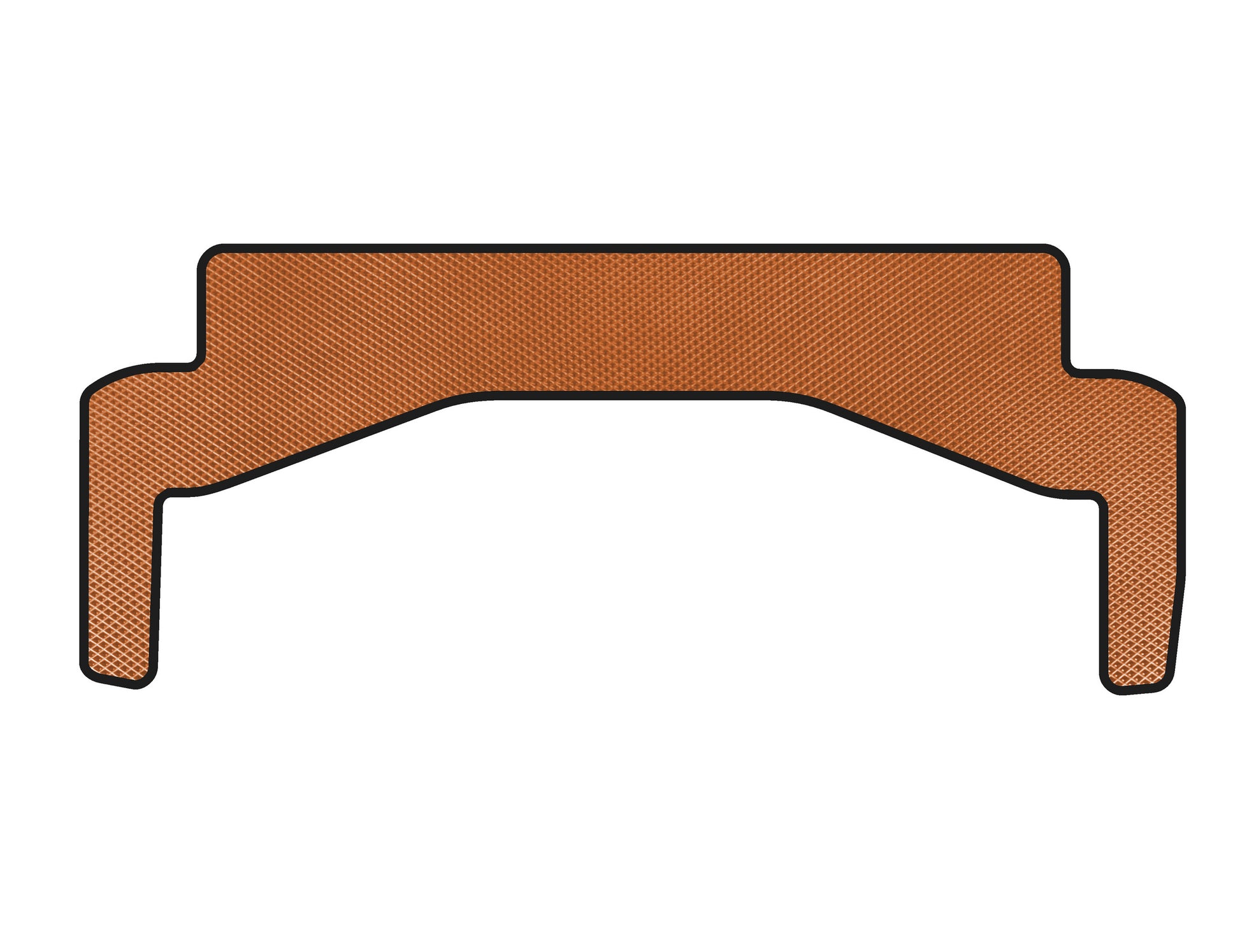 EVA trunk mat (upper, Roadster, Orange) for Mercedes SLK R172 2011-2016 - image 1