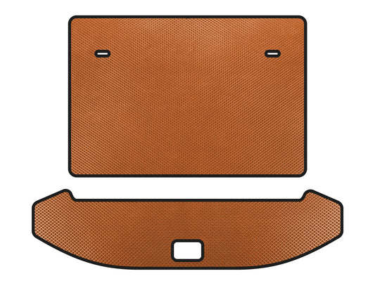 EVA trunk mat (3 rows, Orange) for Jetour X70 - image 1