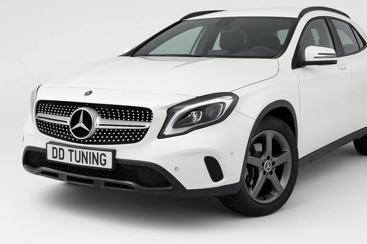 Front Grille Diamond Silver (2017-2019) for Mercedes GLA X156 2014-2019 - image 1