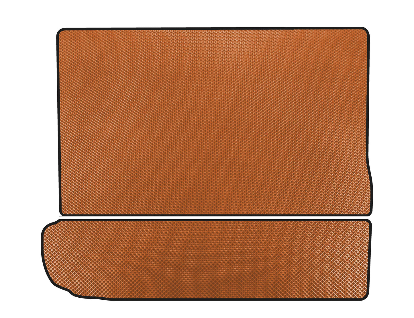 EVA Trunk Mat (3rd Row Folded, Orange) for Citroen C-4 Picasso 2013-2022 - image 1