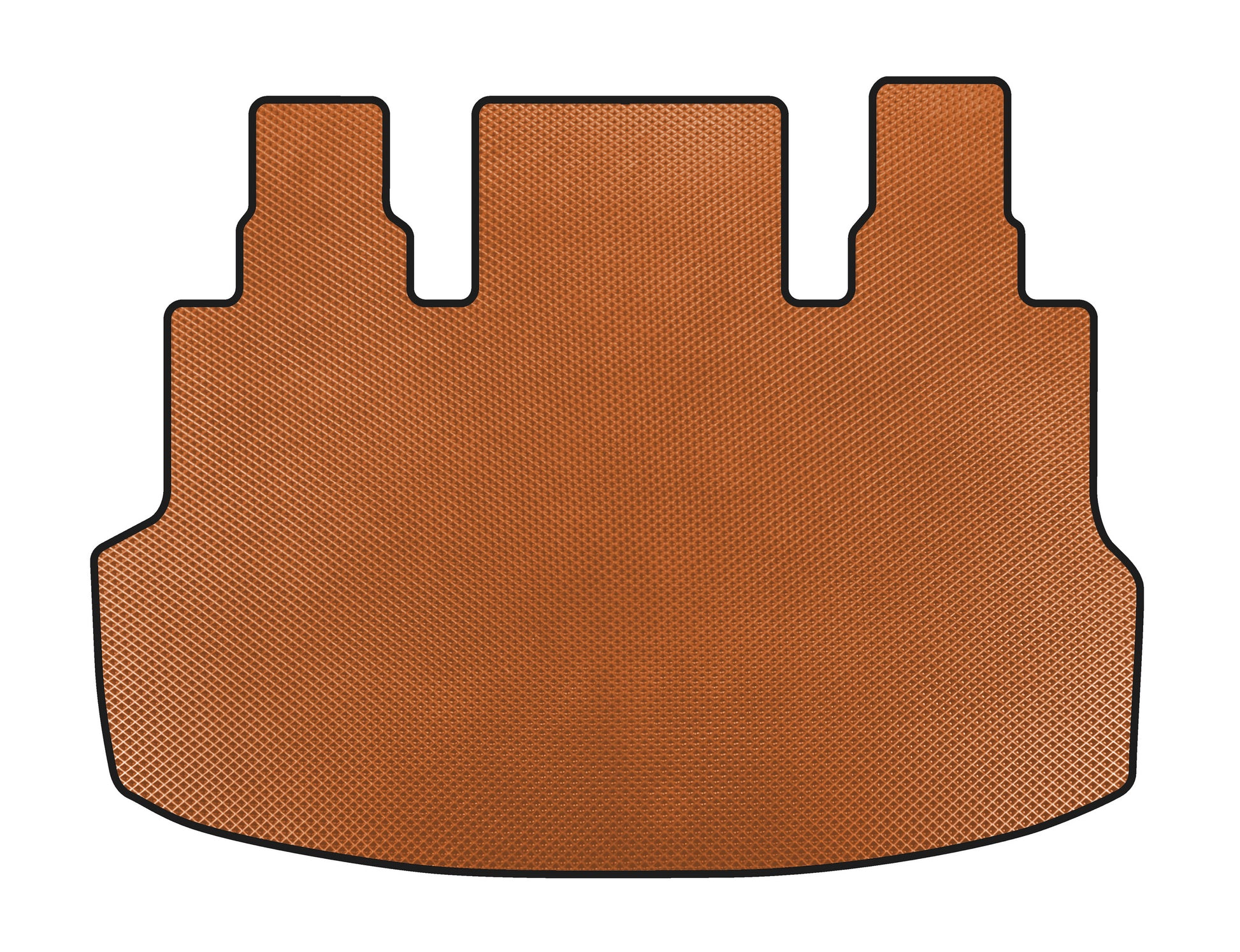 Mat in EVA trunk (1+1.5/9-seater, Orange) for Hyundai Staria - image 1