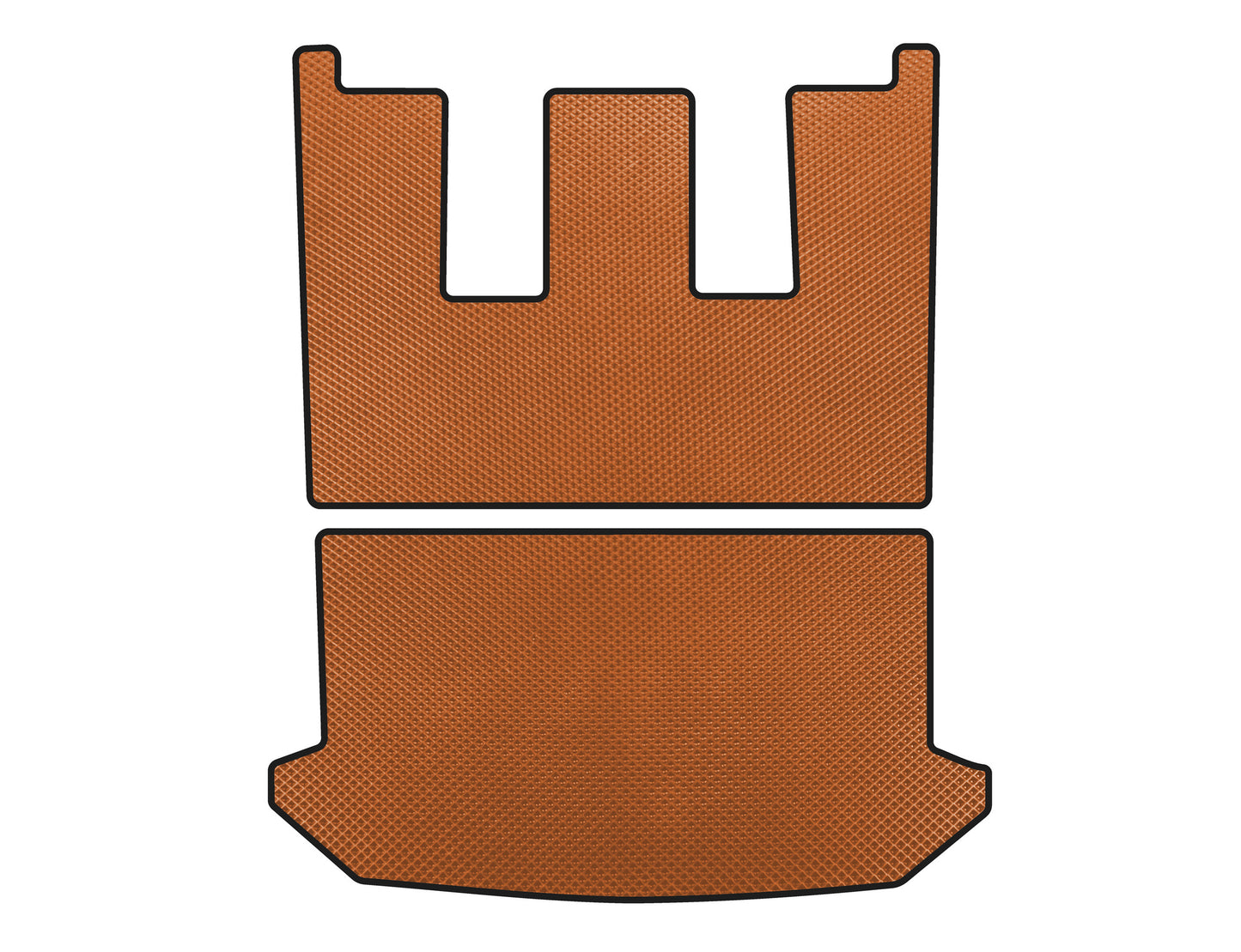 Trunk Mat EVA v1 (Orange) for Citroen C-8 2002-2014 - image 1