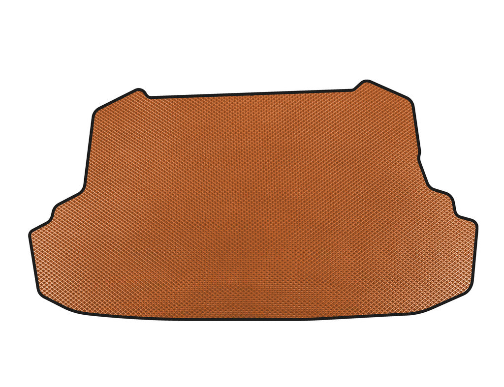 EVA trunk mat (with cutout for gas tank, SD, Orange) for BYD F3 2013-2015 - image 1