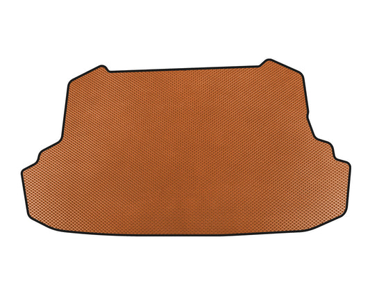 EVA trunk mat (with cutout for gas tank, SD, Orange) for BYD F3 2013-2015 - image 1