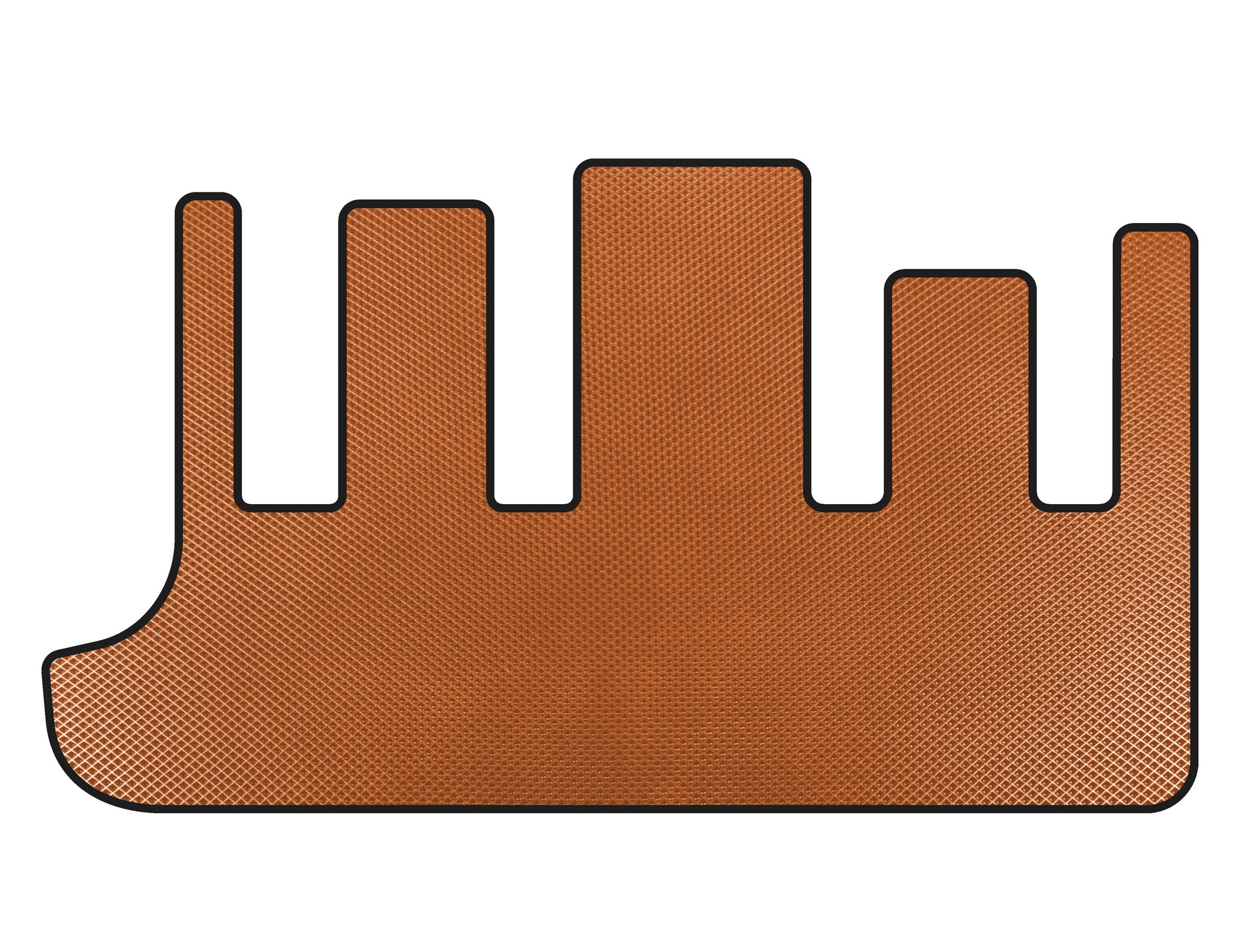 EVA trunk mat (for Grand Voyager, Orange) for Chrysler Voyager 2001-2007 - image 3