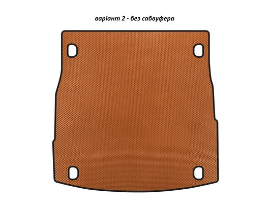 EVA Trunk Mat V-2 (without Subwoofer, Orange) for Alfa Romeo Stelvio 2016- - image 1