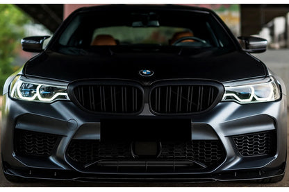 Kidney Grilles M-Look (2017-2020, Matte Black) for BMW 5 Series G30/G31 2017-2023 - image 1