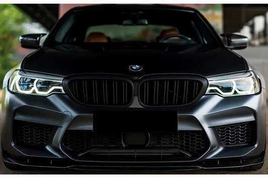 Kidney Grilles M-Look (2017-2020, Matte Black) for BMW 5 Series G30/G31 2017-2023 - image 1