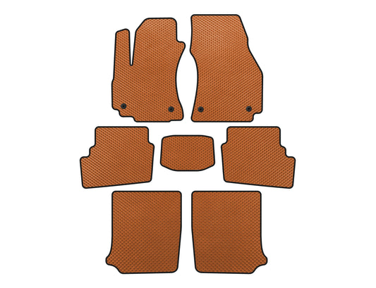 EVA Floor Mats (3 Rows, 2003-2005, 7-Seater, Orange) for Opel Zafira A 1998-2005 - image 1