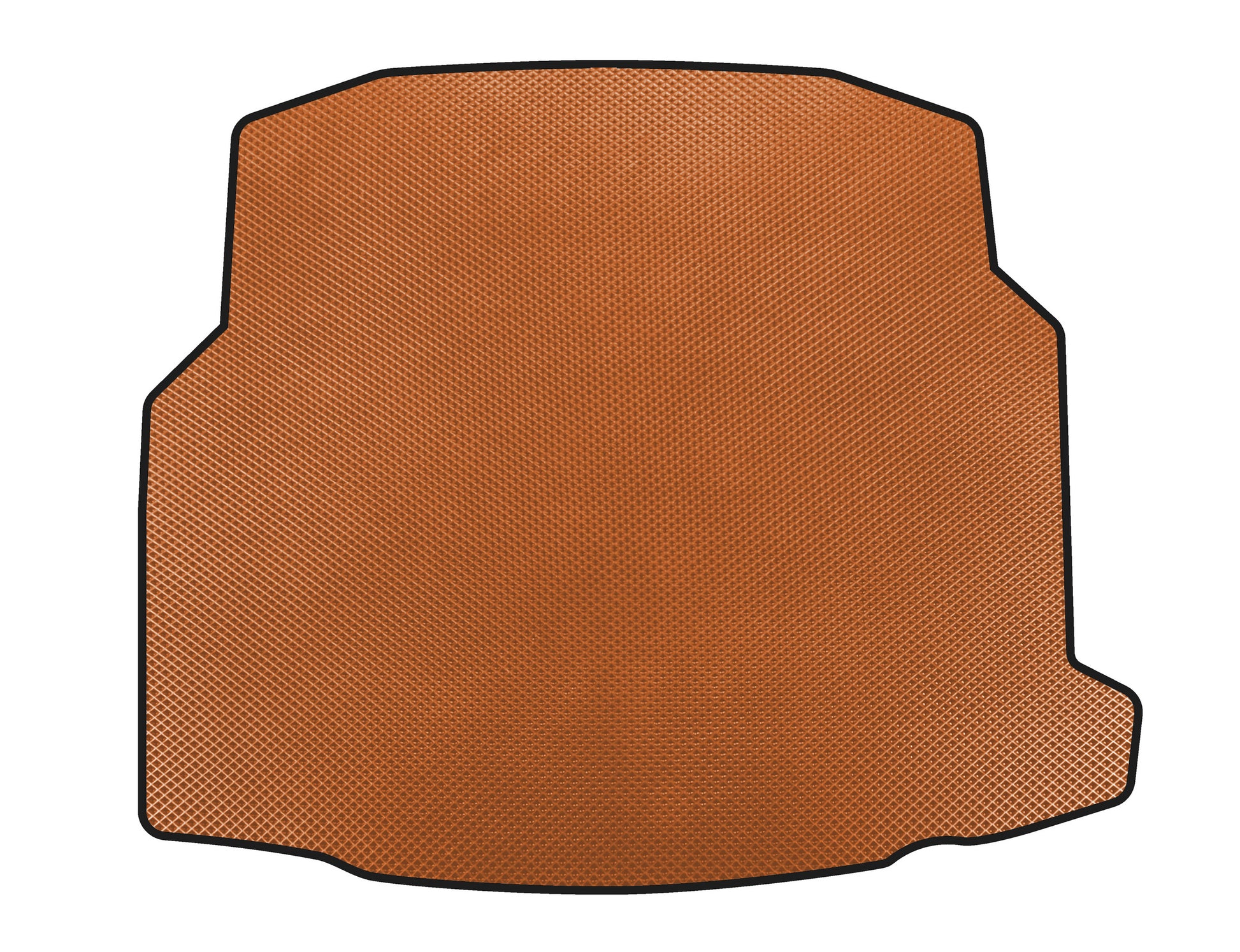 EVA boot mat (SD, Orange) for Mercedes E-class W213 2016-2023 - image 1