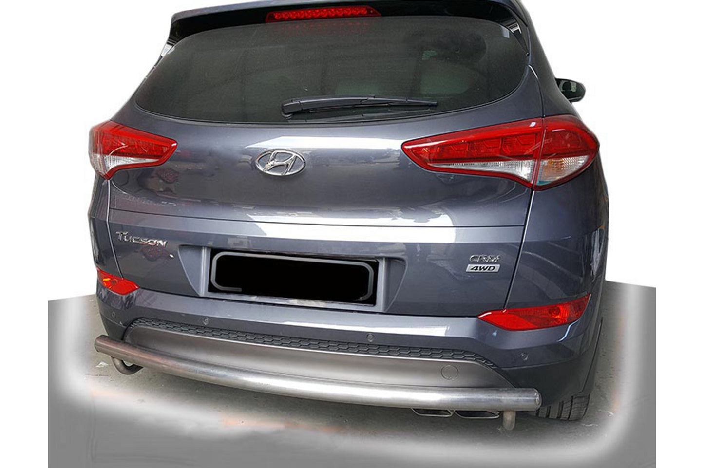 Rear Bar AK002 (Stainless Steel) for Hyundai Tucson TL 2016-2021 - image 1