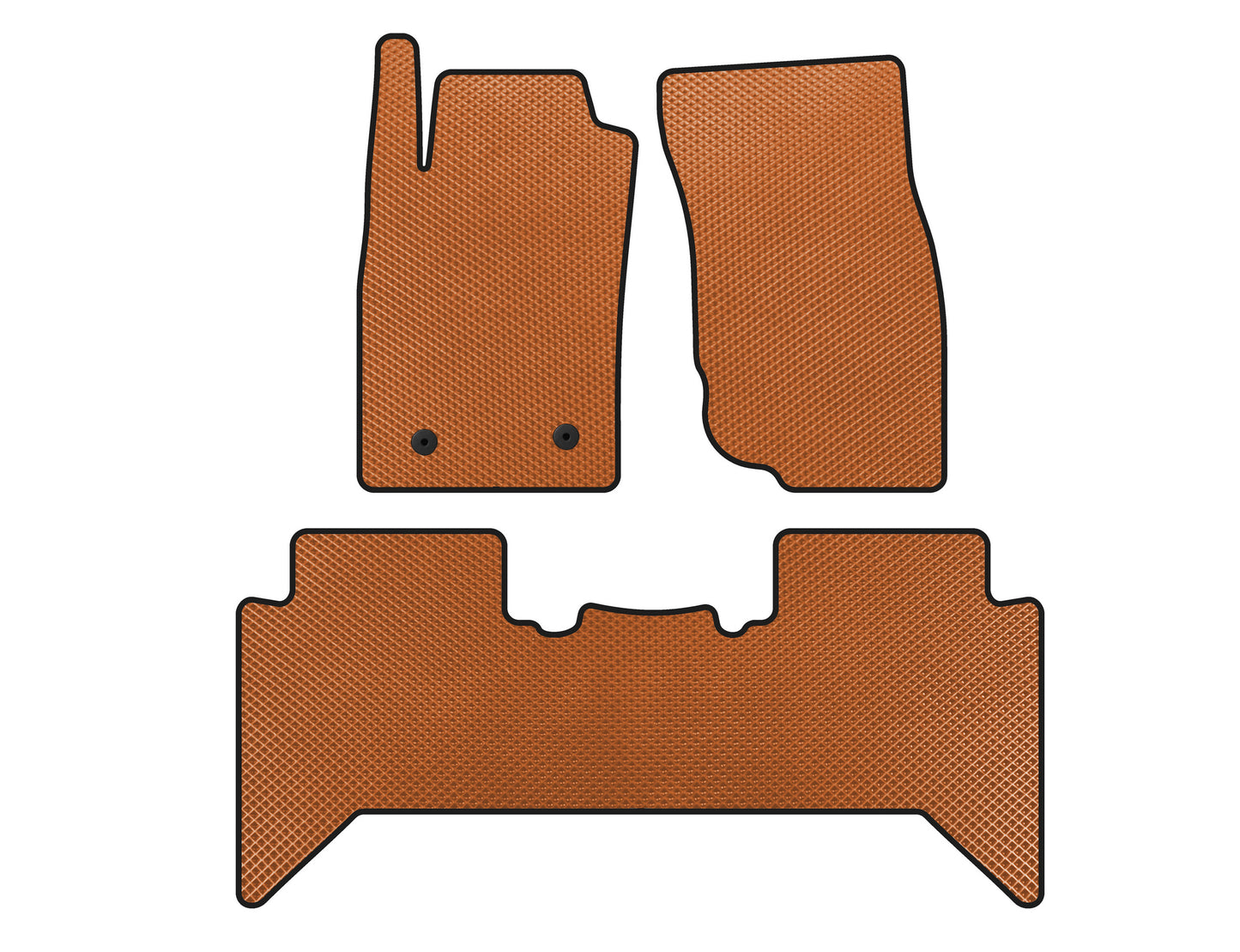 EVA Floor Mats V2 (Orange) for Toyota Hilux 2006-2015 - image 1