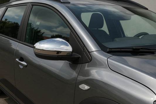 Mirror Covers (2 pcs, Stainless Steel) for Dacia Jogger 2022- - image 2