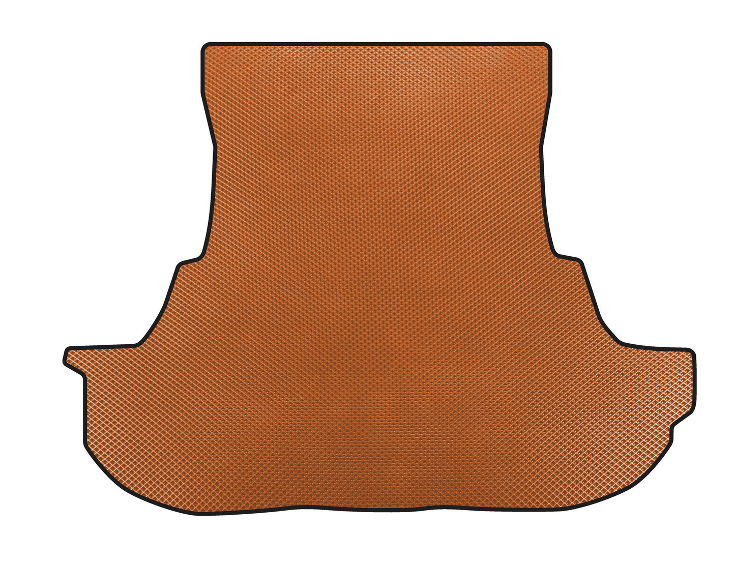EVA trunk mat (Coupe, Orange) for Dodge Challenger 2008-2023 - image 1