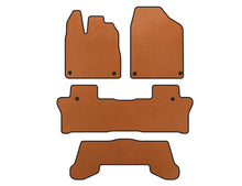 EVA Floor Mats (3 Rows, Orange) for Honda Pilot 2015-2022 - image 1