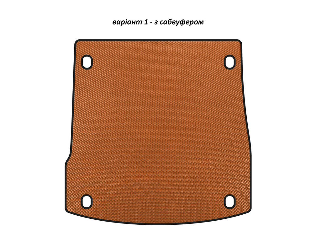 EVA Trunk Mat V-1 (with Subwoofer, Orange) for Alfa Romeo Stelvio 2016- - image 1