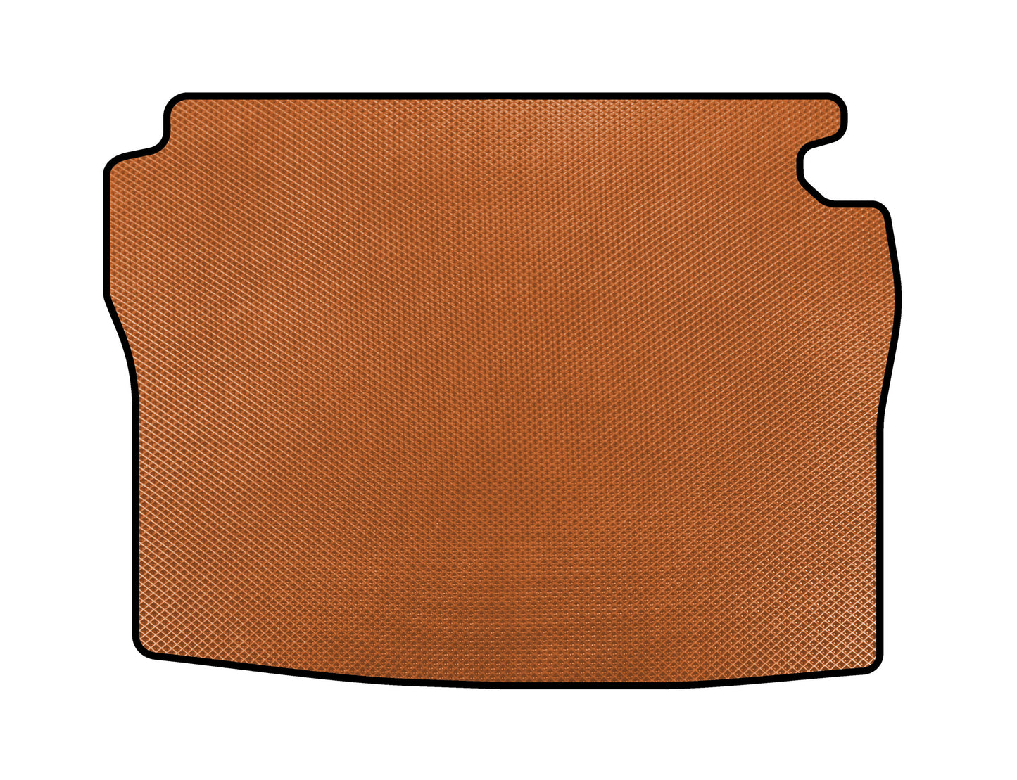 EVA Trunk Mat (SD, Short Base, Orange) for Mercedes S-сlass W126 1979-1991 - image 1