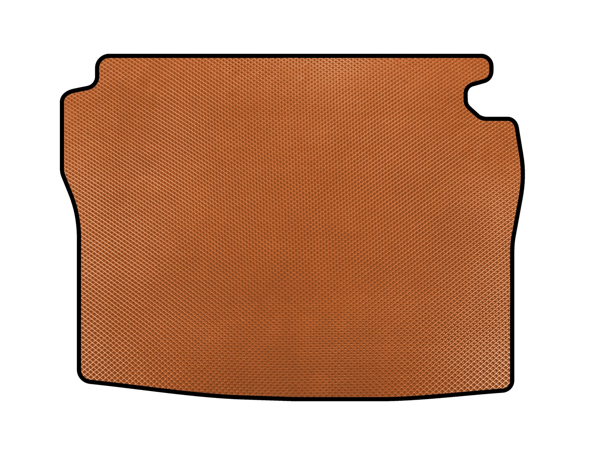 EVA Trunk Mat (SD, Short Base, Orange) for Mercedes S-сlass W126 1979-1991 - image 1