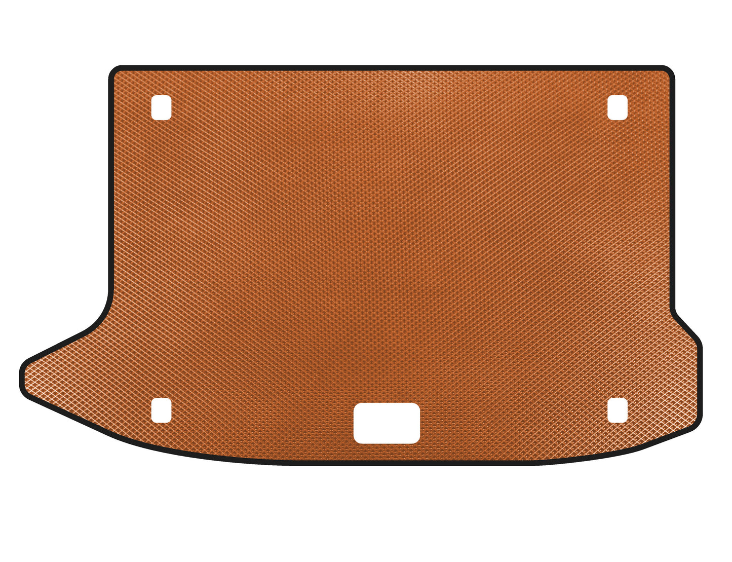 Mat in the trunk EVA (Electric, Orange) for Hyundai Kona 2017-2023 - image 1